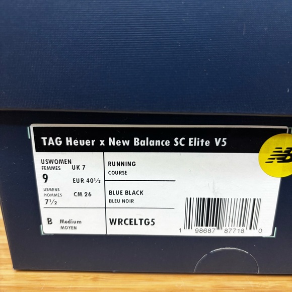 TAG Heuer x New Balance Super Comp. Elite v5 WRCELTG5  Woman’s Sz 9 Mens 7.5 - Picture 9 of 9